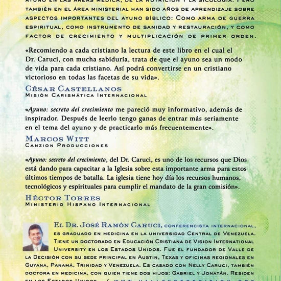 Ayuno: Secreto del crecimiento - José Caruci - Pura Vida Books