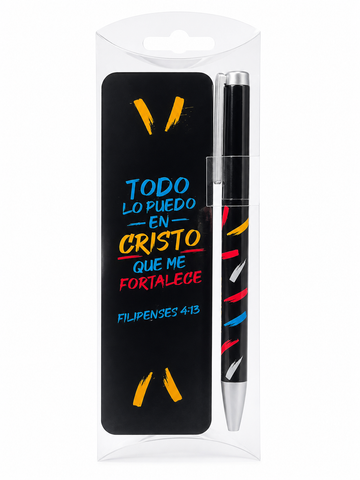Set de Regalo Todo Lo Puedo | Marcador y bolígrafo