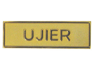 Badge Metal Spanish Ujier - Pura Vida Books