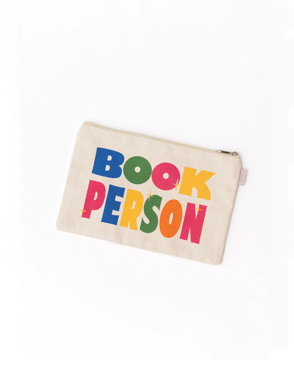 Canvas pouch Book person