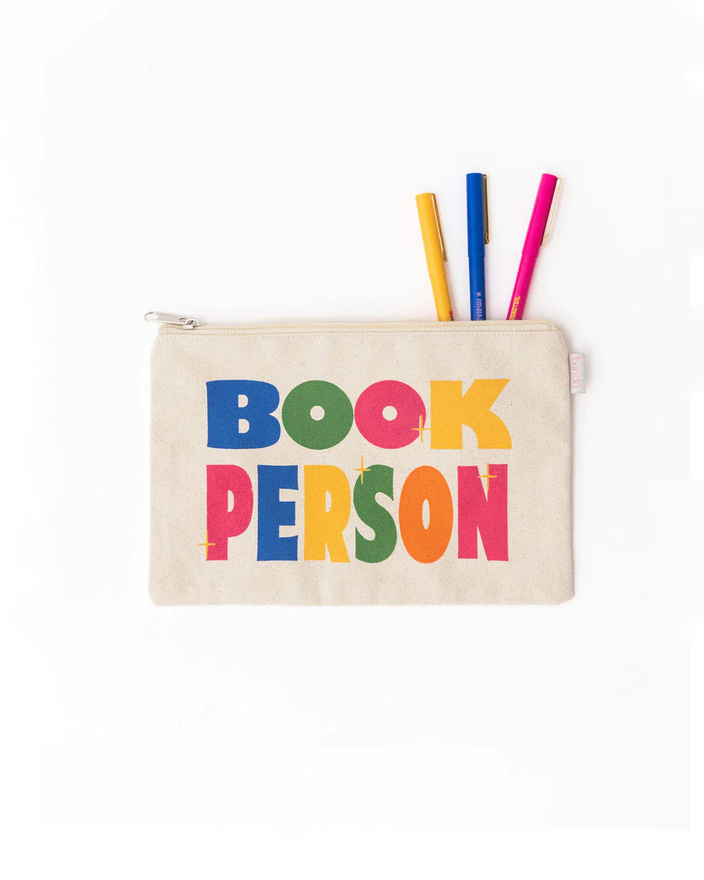 Canvas pouch Book person