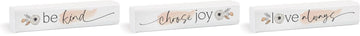 Be Kind Choose Joy Love Always, 3 Stick Set - Pura Vida Books