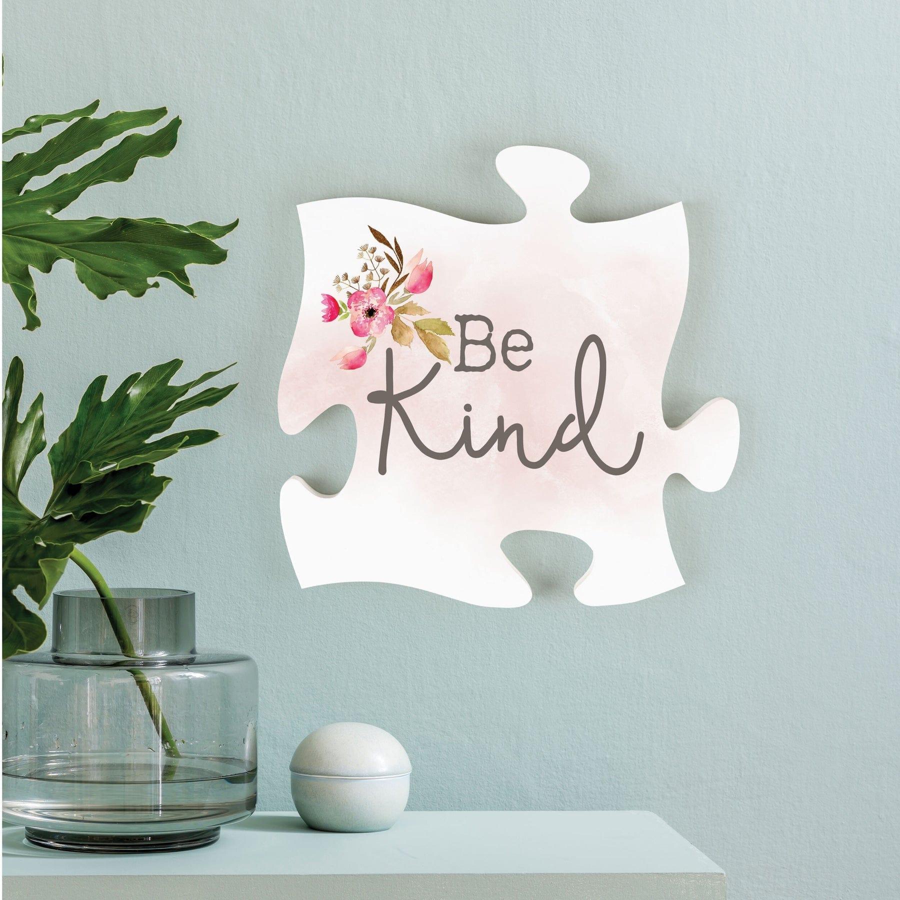 Be Kind Mini Puzzle Piece Décor - Pura Vida Books