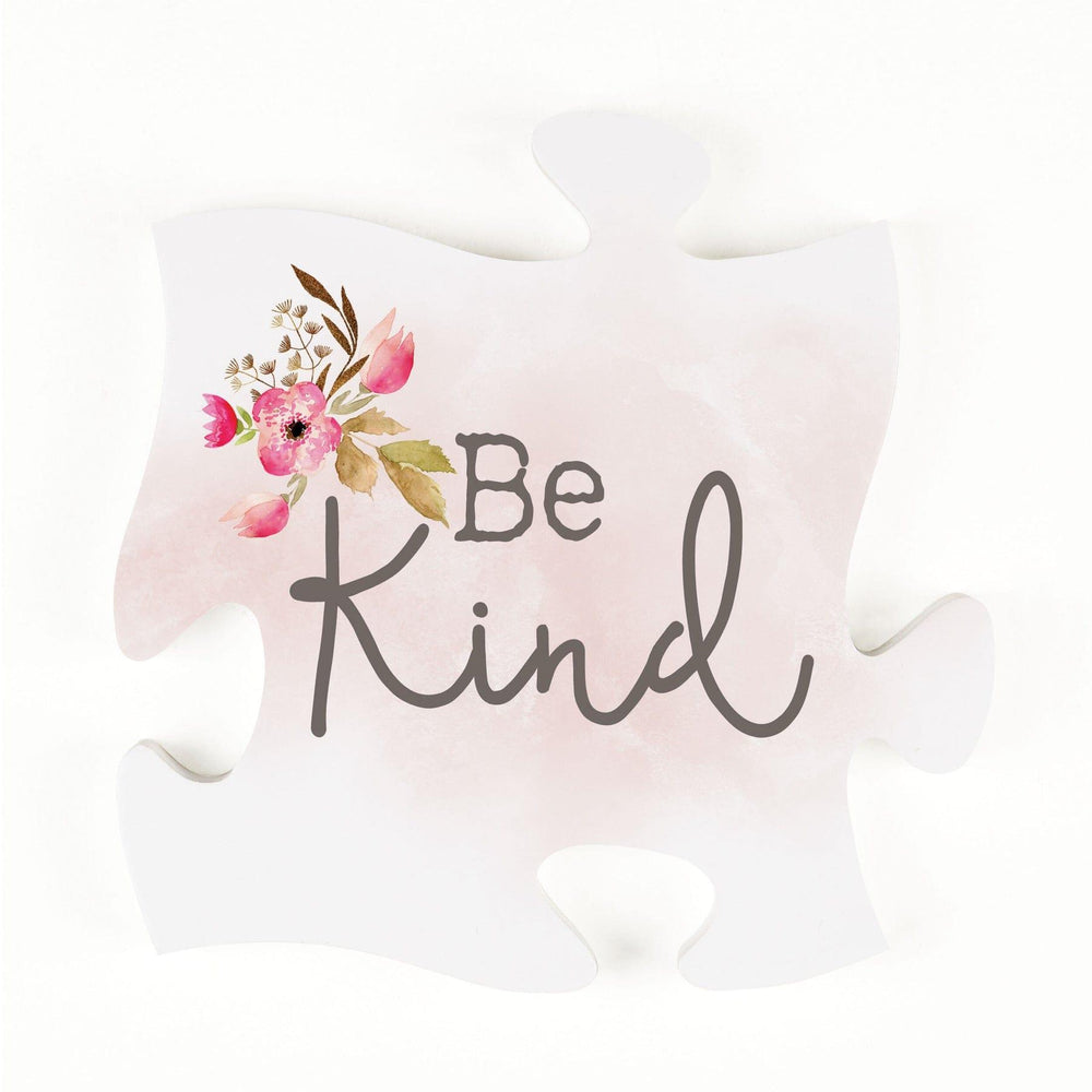 Be Kind Mini Puzzle Piece Décor - Pura Vida Books