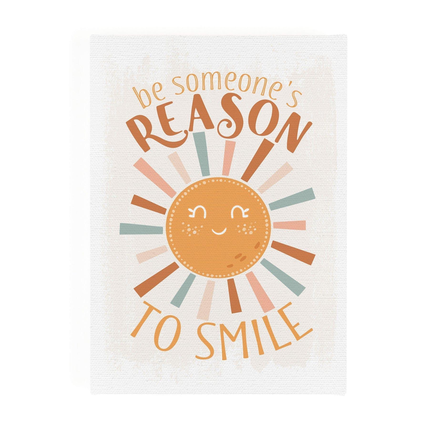 Be Someone's Reason To Smile Canvas Décor - Pura Vida Books