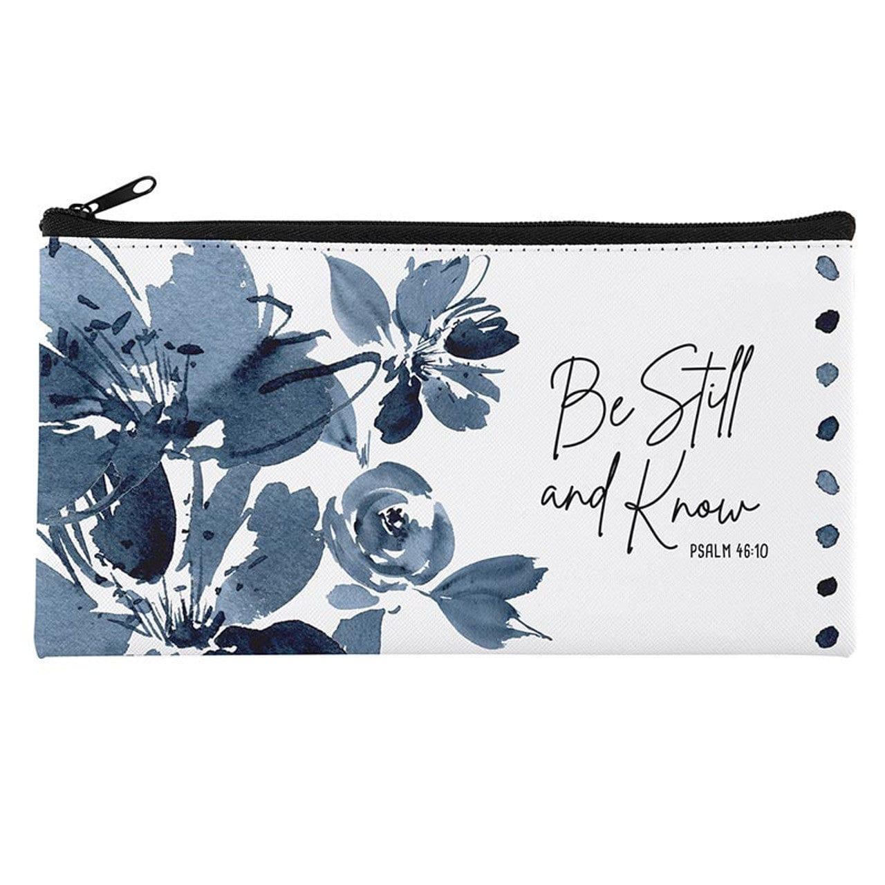 Be Still & Know Accessory Pouch - Pura Vida Books