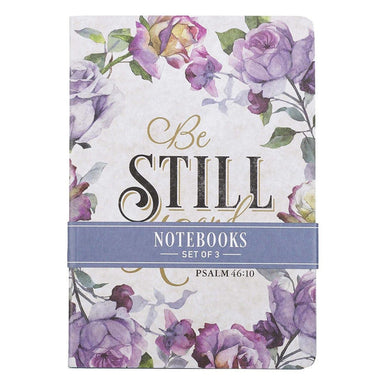 Be Still and Know Medium Notebook Set - Pura Vida Books