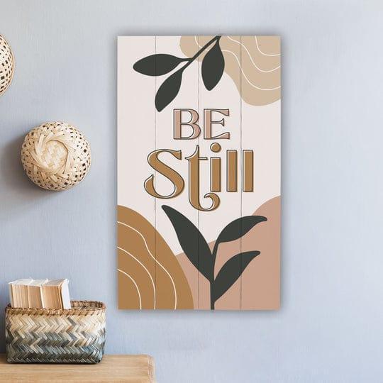 Be Still - Cuadro de Madera - Pura Vida Books