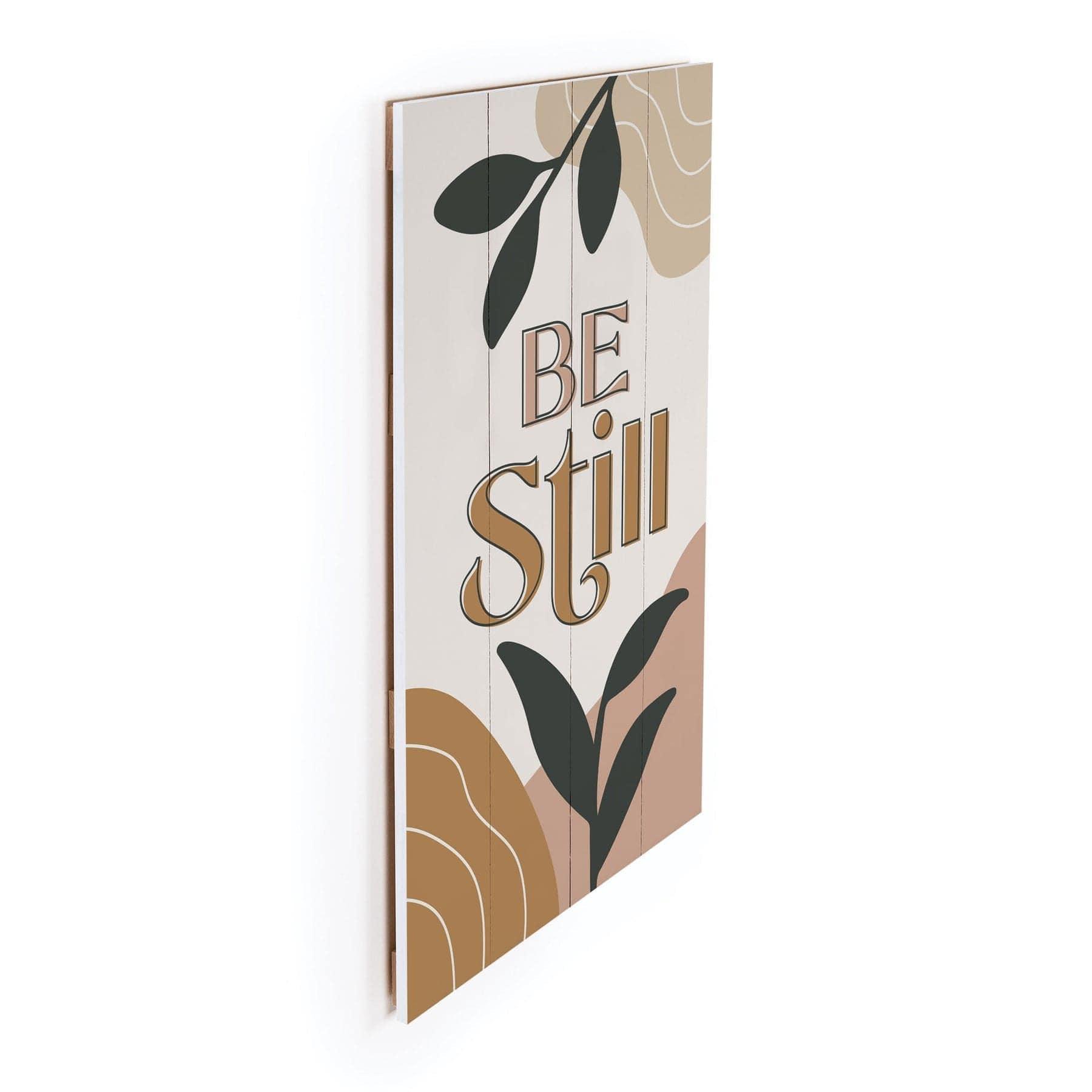 Be Still - Cuadro de Madera - Pura Vida Books