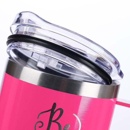 Be Still Pink Camp Style Stainless Steel Mug - Psalm 46:10 - Pura Vida Books