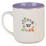 Be Still Purple Pasture Ceramic Coffee Mug - Pura Vida Books