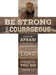 Be Strong And Courageous - Cruz - Pura Vida Books