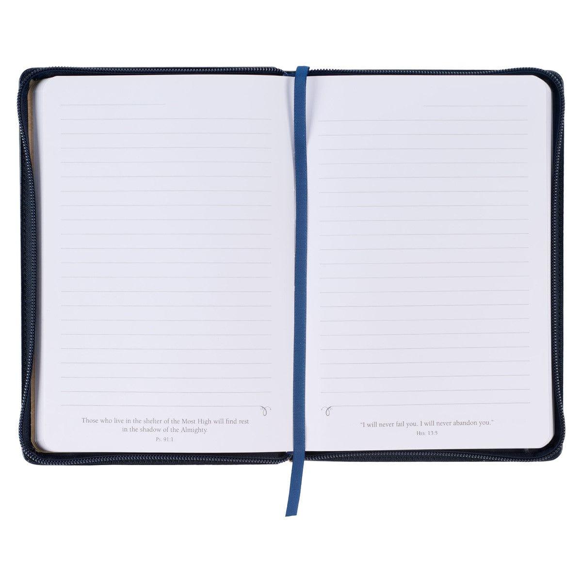 Be Strong and Courageous Midnight Blue Classic Journal - Pura Vida Books