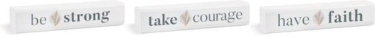 Be Strong Take Courage Have Faith, 3 Stick Set - Pura Vida Books