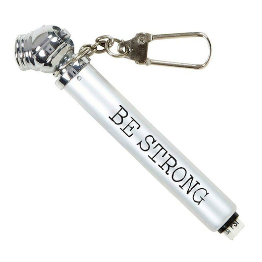 Be Strong Tire Pressure Gauge Keychain - Pura Vida Books