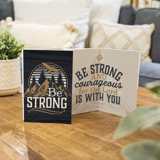 Be Strong Wooden Keepsake Card - Pura Vida Books