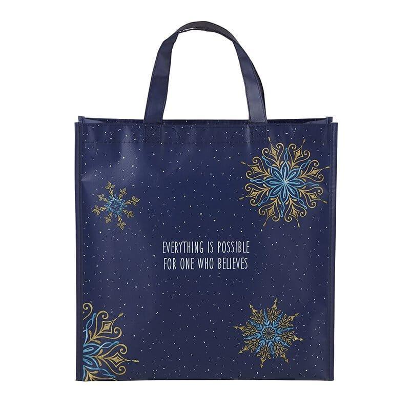 Believe Laminated Tote Bag - Pura Vida Books