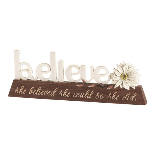 Believe Word Figurine - Pura Vida Books