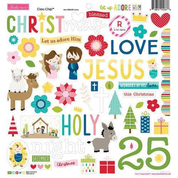 Bella Blvd - 12 x 12 Chipboard Icons - Pura Vida Books