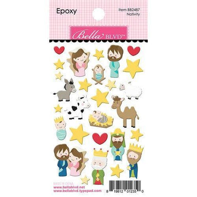 Bella Blvd - Epoxy Stickers - Nativity - Pura Vida Books