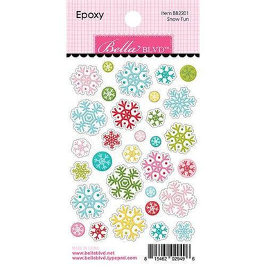 Bella Blvd - Epoxy Stickers - Snow Fun - Pura Vida Books