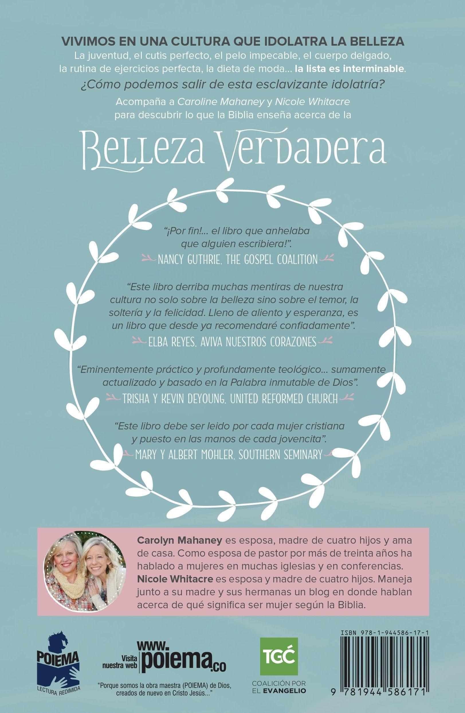 Belleza Verdadera - Carolyn Mahaney y Nicole Whitacre - Pura Vida Books