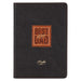 Best Dad Ever Brown Faux Leather Classic Journal - Psalm 28:7 - Pura Vida Books