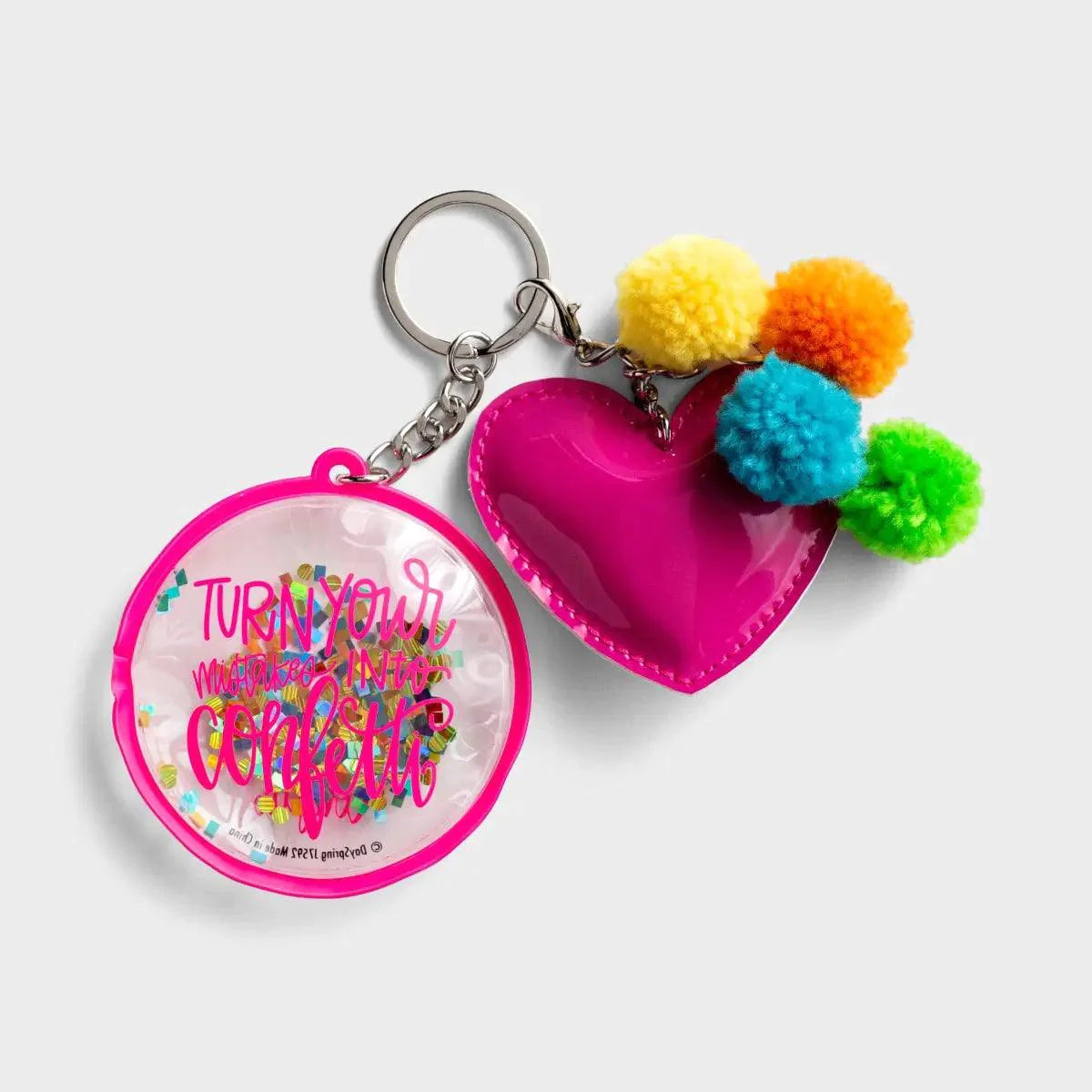 Betty Confetti - Small Keychain - Pura Vida Books