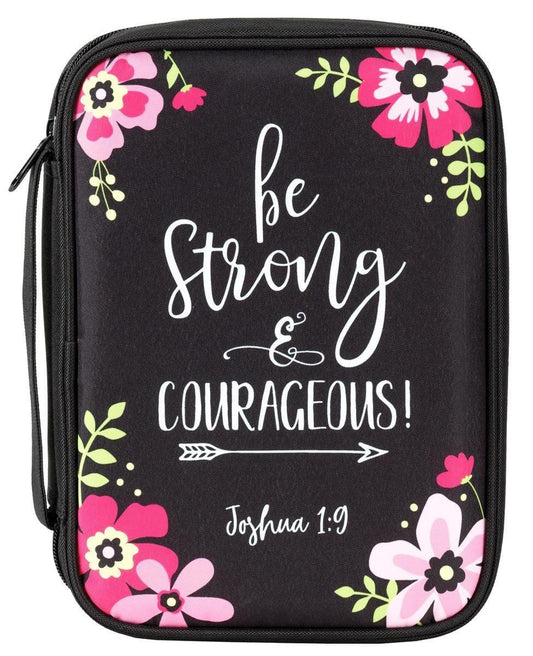 Bible cover be strong floral XL - Pura Vida Books