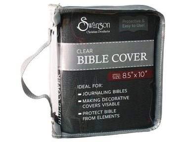 Bible Cover Clear Swanson 8.5 x 10 in. - Pura Vida Books