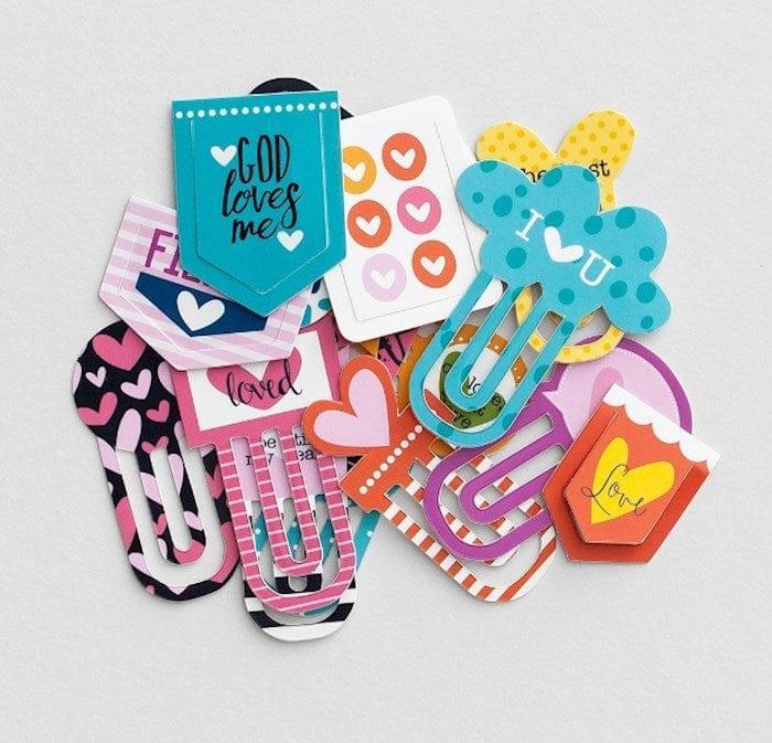 Bible Journaling-Designer Clips-Hearts (16 Pieces) - Pura Vida Books