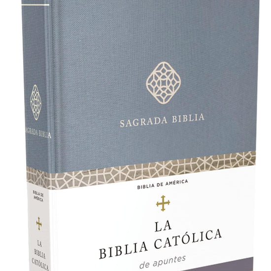 Biblia Católica de Apuntes, Tapa dura, Tela, Azul - Pura Vida Books