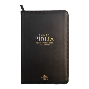 Biblia  Clasica RVR1960 LG negra piel