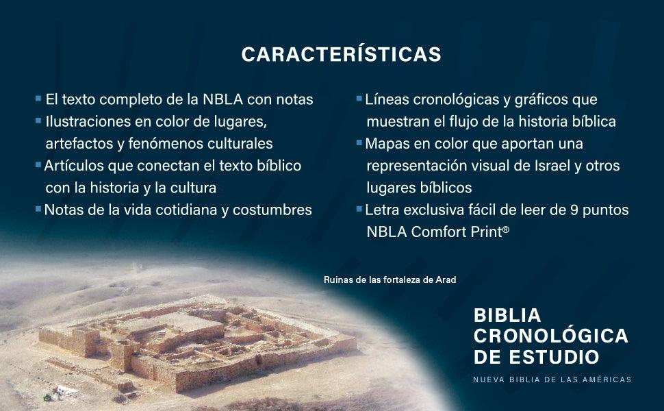 Biblia Cronológica de Estudio NBLA - Pura Vida Books