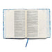 Biblia de Apuntes blanco y azul símil piel - letra grande - Pura Vida Books