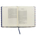 Biblia de apuntes, piel fabricada y mosaico crema y azul - Letra Grande - Pura Vida Books
