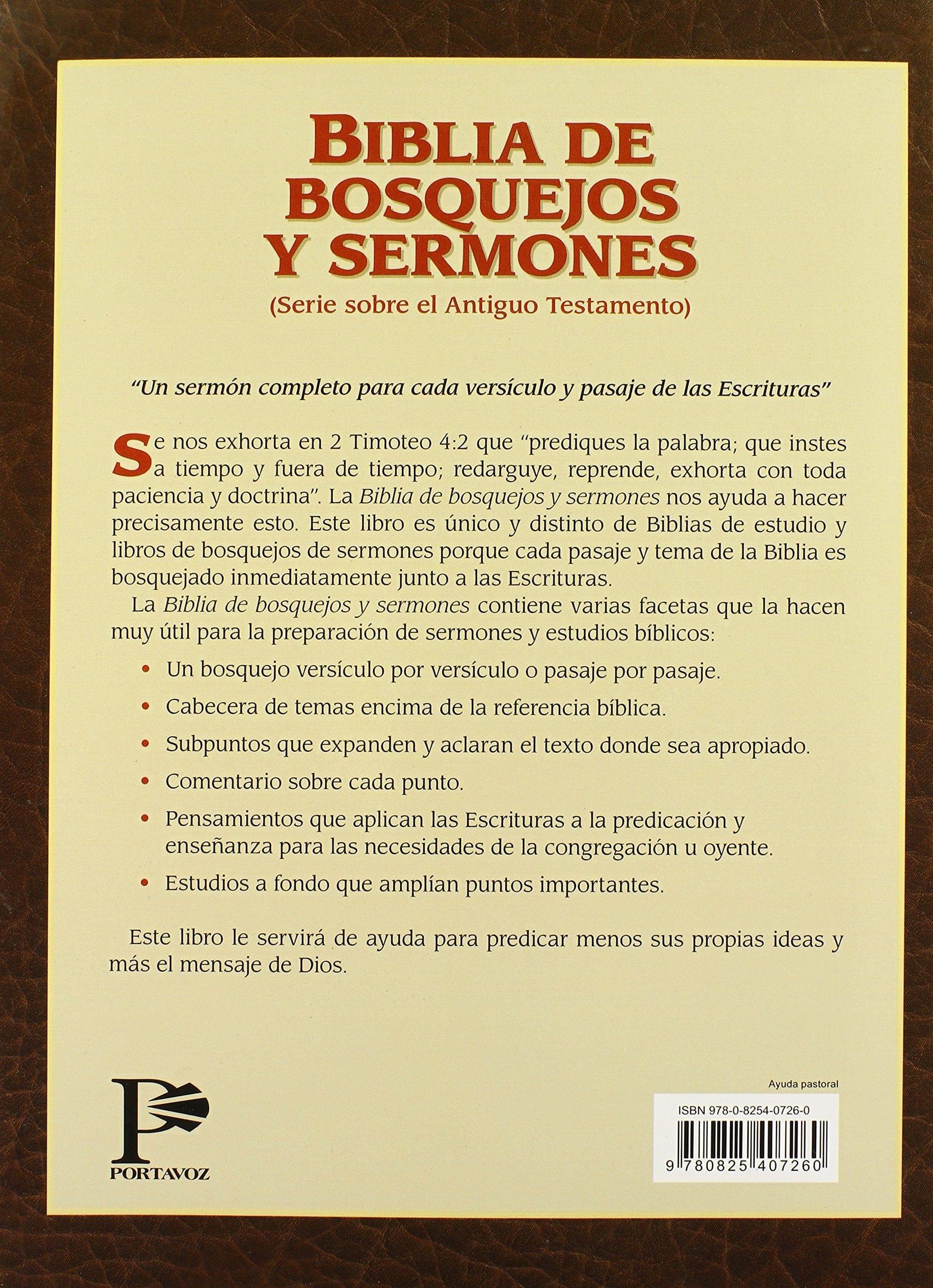 Biblia de bosquejos y sermones: Génesis 12-50 - Pura Vida Books