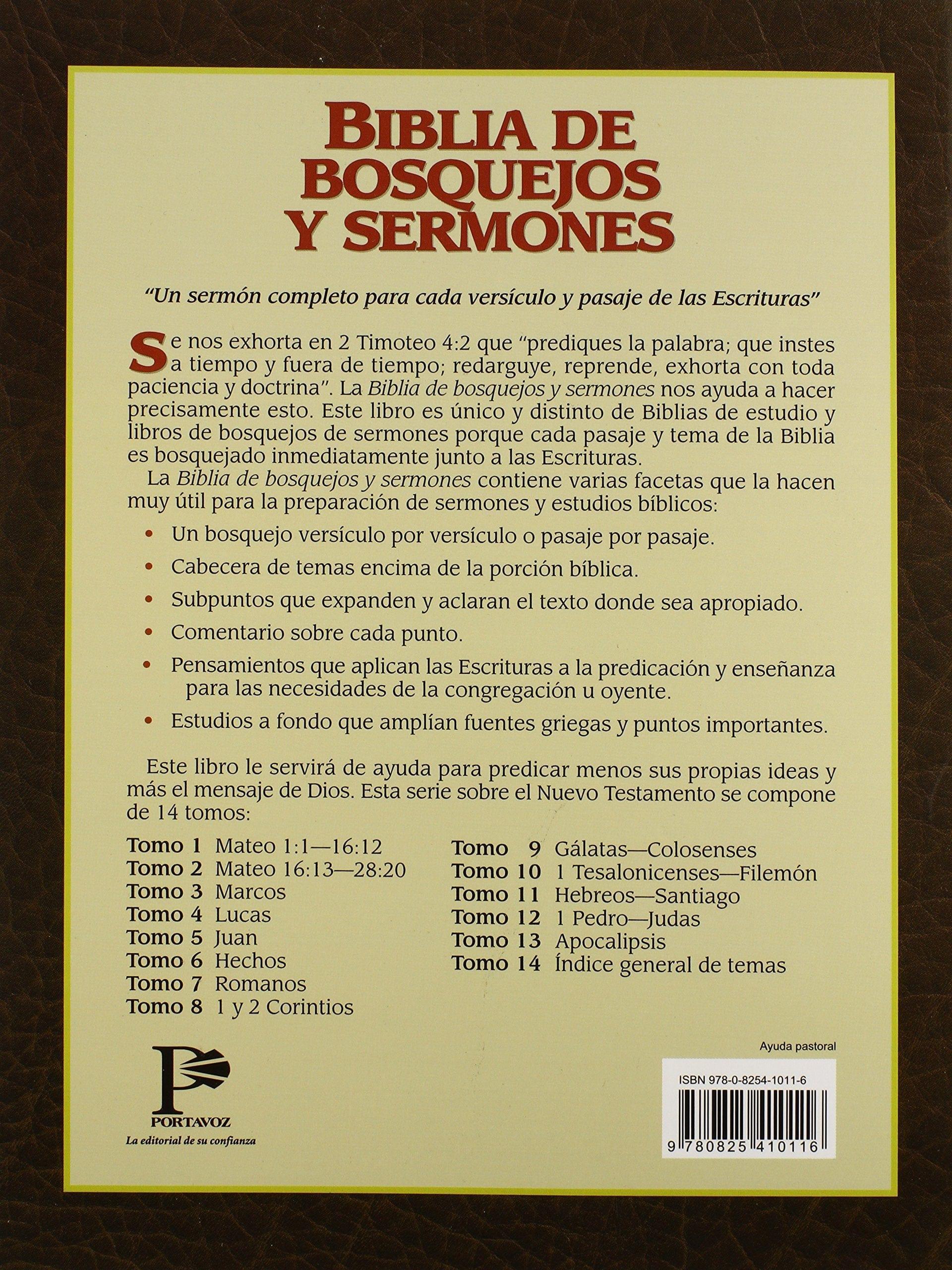 Biblia de bosquejos y sermones: Hechos - Pura Vida Books