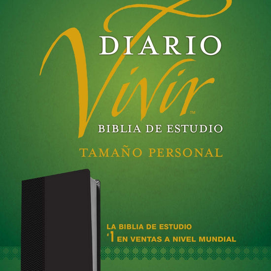 Biblia de estudio del diario vivir NTV, tamaño personal (Letra Roja, SentiPiel, Negro) - Pura Vida Books