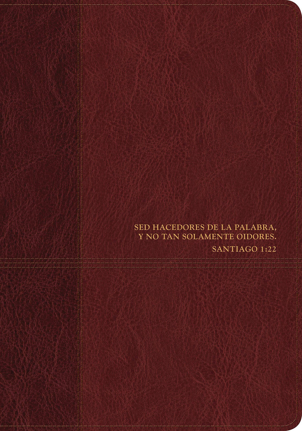 Biblia de estudio del diario vivir RVR60 (Letra Roja, SentiPiel, Café/Café claro, Índice) - Pura Vida Books