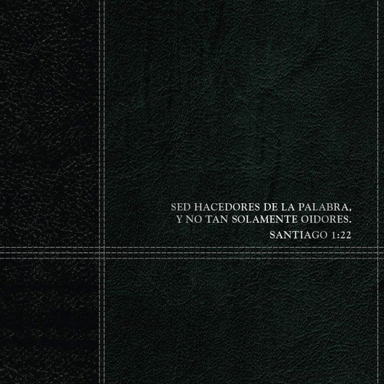 Biblia de estudio del diario vivir RVR60 (Letra Roja, SentiPiel, Negro/Ónice, Índice) - Pura Vida Books