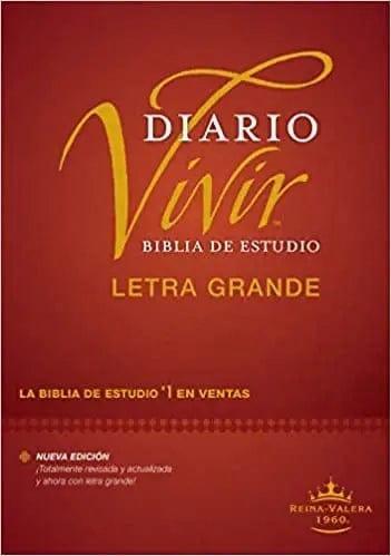 Biblia de estudio Diario vivir RVR60 - Pura Vida Books