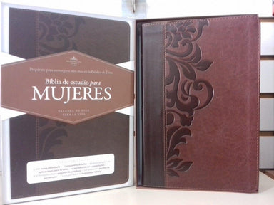Biblia De Estudio Para Mujeres Rvr60 Símil Piel Café - Pura Vida Books
