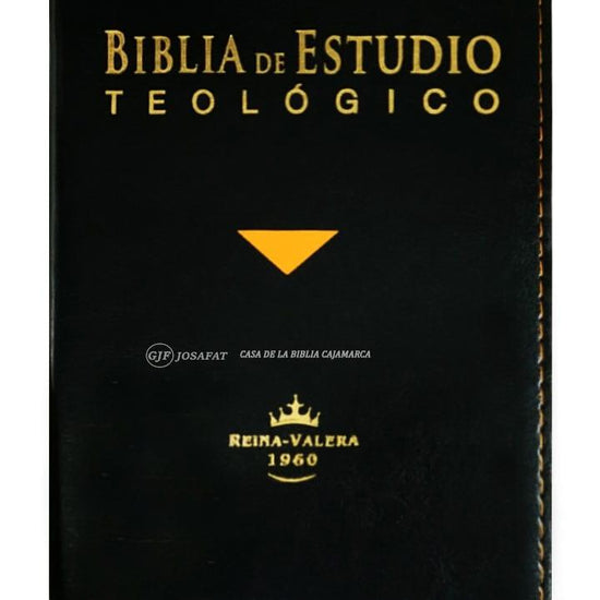 Biblia de Estudio RVR1960 Teologico Personal Tapa Piel con Índice - Pura Vida Books