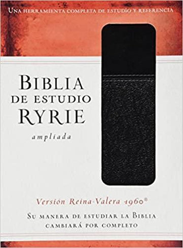 Biblia de Estudio Ryrie Duotone Négro RVR 1960 Con Indice - Pura Vida Books