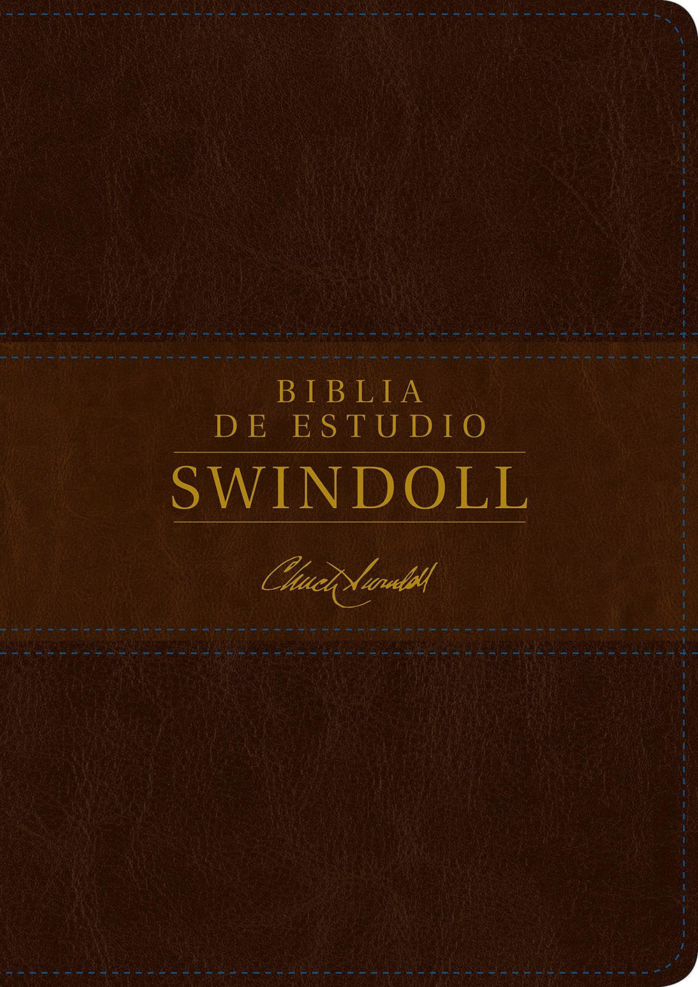 Biblia de estudio Swindoll NTV SentiPiel, Café/ Café claro - Pura Vida Books