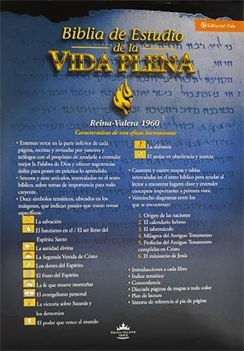 Biblia de Estudio Vida Plena - Tapa Dura - Pura Vida Books