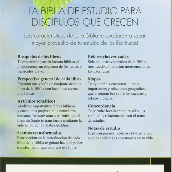 Biblia de estudio: Vidas transformadas - Duo Índ - Pura Vida Books