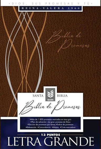 BIBLIA DE PROMESA / LETRA GRANDE / CAFE MODERNO - Pura Vida Books