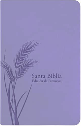 Biblia de promesas RVR1960 Tamaño Manual Lavanda - Pura Vida Books